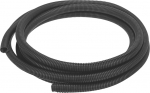 QUARKZMAN jagatud traatkaabli komplekti toru 3/4 tolli (20 mm) ID 20 ft (6 m) traatkaabli komplekti toru soojus- ja k&uuml;lmakindel -40F kuni 257F plastist paindlik voolik kaabli kaitseks kaablile mustaks