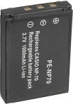 Amsahr Digital Replacement Camera and Camcorder Battery for Casio NP-70, Exilim Zoom Z250
