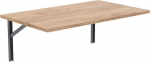 AKKE Folding Table Wall Folding Table S&ouml;&ouml;gilaud - kokkuklapitav, ruumi s&auml;&auml;stev, ristk&uuml;likukujuline, 100 cm x 60 cm, Golden Craft