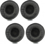 4 Pack k&otilde;rvapadjad Plantronics peakomplektidele 50mm asendusk&otilde;rvaklapid, mis &uuml;hilduvad Plantronics Blackwire 3210 3220 3320 C3225 HW261N HW510 Jabra PRO 920 930 9450 Biz 2300 2400-ga