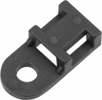 Hankekaart 50 tk must kaablisideme alus sadulakinnitus traadi hoidja p&uuml;siv seinale laua paigaldamine 19.6x9.5x5mm