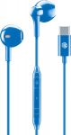 Music Sound - Kapselk&otilde;rvaklapid - Juhtmega k&otilde;rvaklapid mikrofoniga - USB-C &uuml;hilduvus - Metallist detailid - Sinine