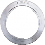 Hersmay PK-EF/EFS objektiivi adapterir&otilde;ngas Pentax PK objektiivile, mis sobib Canon EOS 70D 77D 80D 700D 750D 760D 800D 1200D 1300D 5D III 5DIV 7D 600D 60D 1100D 5D 550D kaamerale.