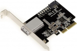 KALEA-INFORMATIQUE PCIe 2.0 kontrollerkaart 4X 4 v&auml;list SAS porti SFF8088 + 1 sisemine SATA port koos kiibistikuga JMB585