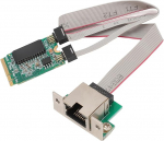 CHICIRIS I210AT-Chip M.2 A+E-Netzwerkkarte, Gigabit Ethernet RJ45-Port f&uuml;r Industrielle PCs Eingebettete Systeme Single-Board-Computer Digitale Multimedia-Ger&auml;te, Optimierte Integration, Erweitert