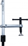 POWERTEC Schwei&szlig;klemme mit T-Griff - 20,3 cm maximum &Ouml;ffnung, 10,2 cm Halstiefe - passend f&uuml;r 16 mm Schwei&szlig;tischl&ouml;cher, robuste Werkbank-Schraubklemme f&uuml;r Schwei&szlig;en und Fertigung (72244)