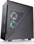 Thermaltake Divider 500 TG ARGB ATX Mid Tower karastatud klaasist arvutikarp 3 120mm 5V ARGB esiventilaatoriga + 1 120mm standardne tagumine ventilaator + 2 s&uuml;mmeetrilist kolmnurkset paneeli CA-1T4-00M1WN-01