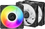 ARCTIC P12 Pro A-RGB LN - 3 Pack - Madala m&uuml;ratasemega Premium ventilaator, 120 mm PWM ventilaator koos Y-kaabli jaoturiga, 450-2000 rpm, 0 rpm