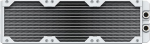 CORSAIR Hydro X seeria XR5 360mm V2 radiaator kohandatud vesijahutuseks - &uuml;hildub iCUE LINK ventilaatoritega - 3 x 120mm ventilaatorite kinnitust - kruvikaitseplaadid - G1/4" keermega - valge v&auml;rvus
