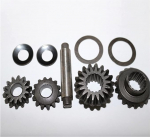 Mehaanilised spiraalhammasrattajad, mootorratta hammasratas 1 komplekt Tricycle Motor Differential Speed Steel Gear Tagatelgede hammasrataste komplekt (14T + 18T + v&otilde;lli + tihend)