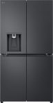 LG GML960EVBE, Multi Door, Class E, 641 L, Total No Frost, Fixed Water Connection, Ice, Crushed Ice and Water Dispenser, Essence Black Steel