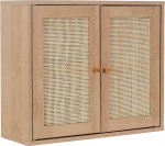 HOME DECO FACTORY, HD0226 Bali Natural Crush Collection Wall Cabinet, Furniture, Cabinet, Bathroom Furniture, 60 x 50 x 20 cm, Brown