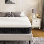 PurrJoys Small Double Mattress 120 x 190 cm - 25 cm paksune taskup&otilde;hjaline madrats, k&otilde;vadus H3 ja H4, 7-tsooniline seljatugi, &Ouml;ko-Tex&reg; sertifitseeritud, hingav kattekiht k&uuml;lje- ja selja magajatele.