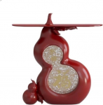 Konsoollaud, k&otilde;rvitsakujuline Feng Shui sissep&auml;&auml;sulaua, traditsiooniline hiina &otilde;nnelik kaunistus elutuppa ja sissep&auml;&auml;suks, koridorilaud (punane, 100 cm)