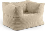 Lumaland Modular Bean Bag Chair Cord 400 L Modular diivan Ideaalne Match koos Pouf Stool EPS helmed Bean Bag koos t&auml;itmine Indoor Lounge istmepadi pestav elutuba, magamistuba jne.