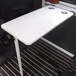 Klappbarer Esstisch f&uuml;r Camping, Auto, tragbarer Campingtisch, Wandmontage, Klapptisch f&uuml;r Camping, Auto, geeignet f&uuml;r Picknicks im Freien (Farbe: A)