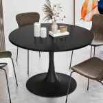 TWSOUL &uuml;mmargune s&ouml;&ouml;gilaud, 80 cm, v&auml;ike k&ouml;&ouml;gilaud, s&ouml;&ouml;gitoa laud 2-4 inimesele, k&ouml;&ouml;gi v&auml;ike s&ouml;&ouml;gilaud tulbikujulise disainiga sambaalusega, s&ouml;&ouml;gituppa, elutuppa, kontorisse, kohvikusse, baari.