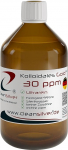 CleanSilver - Kolloidne kuld 30ppm - Made in Germany - Holistiliseks heaoluks - &Uuml;lipuhas 99,99% - 500 ml