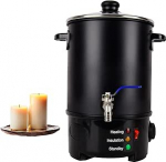 Vaha sulataja k&uuml;&uuml;nla valmistamiseks, 6L elektriline suur vaha sulatamise pott, DIY k&uuml;&uuml;nla valmistamise komplekt, kiirkuumutus k&uuml;&uuml;nla vaha sulatamise pott mittekleepuva potiga, temperatuuri kontrolleriga