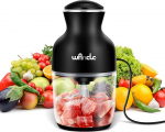 Wancle Multi Chopper - Electric with 350 W, 600 ml for the Kitchen, Quiet and Easy to Use (Black)