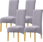 YZFZP Large Size Dining Room Hotel Fleece Fabric Stretch Chair Cover Pack 2 3 4 6 Pieces