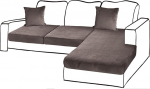 BT.WA Sectional Sofa Covers for 3 Piece Seat Cushion Velvet Separate L Shape Couch Cover Stretch Sofa Slipcover with 2 Pillow Covers Furniture Protector (Sofa, 2 Seater + 1 Chaise, Coffee)