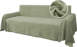 H.VERSAILTEX Baumwoll-Sofabez&uuml;ge, Couchbezug, Sofa-Schonbezug f&uuml;r die meisten Formsofas, dick gewebt, Jacquard, nahtlos mit Quasten, vielseitig verwendbar, dekorativ f&uuml;r Couch (XX-Large: 231,1 x 340,4
