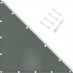 IOAOI Sun Shade Sail veekindel 3X3X4.24M, &otilde;ige kolmnurk 95% UV-kaitsega tasuta k&ouml;ie p&auml;ikesekaitse markiisiga v&auml;litingimustes aias Patio Yard Lawn Pergola Carport'ile