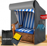 2-kohaline rannatooli kaitsekate, talvekindel, 600D Oxfordi kate, 135 x 105 x 175/140 cm, valmistatud TPU-st, rebenemiskindel ja ilmastikukindel, veekindla t&otilde;mblukuga.