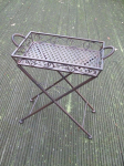 Florsol Deko-Impressioon Kokkupandav laud Tray Table eemaldatav k&uuml;lglaud Storage Table Iron