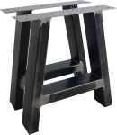 BestLoft&reg; A-Runners L&auml;bipaistva kattega lauajuhid A-kujuline t&ouml;&ouml;stuslik disain laua alusraam, kelgurahvas, s&uuml;gavus 8 cm x laius 40 cm x k&otilde;rgus 43 cm, l&auml;bipaistev, 1 paar (2 tk)