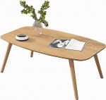 ZSH kohvilaud, Jaapani stiilis t&auml;ispuidust diivanipoolne laud, elutoa ruudukujuline vaba aja laud/ s&ouml;&ouml;gilaud, magamistoa/&otilde;ppetoa laud (H45cm) (v&auml;rv : puuv&auml;rv, suurus : 80x50cm)