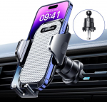 VANMASS mobiiltelefoni hoidja auto Pro versioon pommikindel mobiiltelefoni hoidja auto ventilatsiooni konks 100% silikoonist kaitse auto mobiiltelefoni hoidja auto 360 &deg; p&ouml;&ouml;ratav stabiilne nutitelefoni hoidja auto jaoks