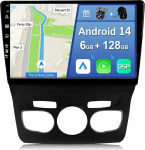YUNTX [6GB + 128GB] Android 14 Autoradio Citroen C4 C4L DS4 (2013-2017)-[Integreeritud CarPlay/Android Car/DSP/GPS]-10.1-tolline IPS 2.5D kaamera + MIC-DAB/peeglilink/Bluetooth 5.0/360 kaamera/juhtimine