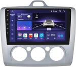 Hizpo Android 13 autostereo Bluetooth Hands-Free komplekt, mis &uuml;hildub Ford Focus Exi MT 2 3 Mk2/Mk3 2004-2011 HD puuteekraaniga toetab Apple Carplay/Android autostereo raadio h&otilde;bedane (4GB + 64GB)