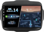 JOYX Android 12 autoraadio sobib Jeep Renegade'ile (2015-2018) - tagurduskaamera tasuta - 2G + 32G - 9-tolline 2.5D - 2 DIN - toetab DAB roolijuhtimist 4G WiFi Bluetooth 5.0 Carplay Android