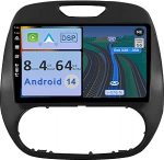 [4GB+64GB] Android 12 autoraadio Renault Kaptur Captur (2014-2019)-2 Din [Integreeritud traadita CarPlay/Android Car/DSP/GPS] IPS 2.5D 9-tolline kaamera + MIC-DAB/roolijuhtimine ung/3600 Camera/MirrorLink