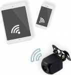 BEEPER H2WIFI tagurpidi tagurduskaamera-juhtmeta-Smartpohne mobiilirakenduse edastamine-Android ja iOS rakendus-H2WIFI-BEEPER, must, keskmine
