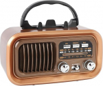 YUEHISY Retro Bluetooth k&otilde;lar, Vintage AM FM raadio, kaasaskantav retro raadio Bluetooth k&otilde;lariga, p&auml;ikesepatarei, kodukontorisse, v&auml;ljas peole, USB-juhtimine