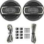 Elprico auto koaksiaal-k&otilde;larid, 2 tk, 300 W, 4-tollised stereok&otilde;larid, auto audio koaksiaal-k&otilde;larid k&otilde;ikidele auto audios&uuml;steemidele.