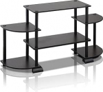 Furinno 12258EX/BK Turn-N-Tube &uuml;mara nurgaga TV meelelahutuskeskus, espresso/must, Espresso/Must
