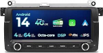 SWTNVIN 8,8-tolline IPS Android 14 autoraadio multimeedia m&auml;ngija BMW E46 Rover ZT autoraadiole Sisseehitatud DAB 4G WiFi CarPlay Android auto Bluetooth 5.0 GPS AKM DSP (Octa Core 4 + 64GB)
