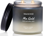 M&SENSE Mr.Gold Juniper Amber l&otilde;hnak&uuml;&uuml;nlad klaasist meestele Oud Wood l&otilde;hnak&uuml;&uuml;nal Mees Sojavahast 330 g 70 tundi kauakestvad meestek&uuml;&uuml;nlad J&otilde;uluk&uuml;&uuml;nlad meestele MSSDOEU1O4 Frosted Pine