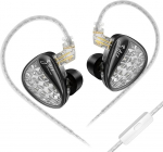 KINBOOFI KZ ZA12 IEM k&otilde;rvaklapid, 2DD ja 4BA h&uuml;briid k&otilde;rvaklapid, k&otilde;rglahutusega juhtmega k&otilde;rvaklapid, kerged k&otilde;rvaklapid mikrofoniga, k&otilde;rge puhtusastmega h&otilde;betatud kaabel, HiFi Stereo