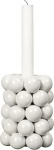 By On K&uuml;&uuml;nla hoidja Globe M, valge, kivitoorik, k&uuml;&uuml;nla hoidja, valge, Taper Candle Holder, Dekoratiivne elutuba Modern, hoidja Taper Candles, Dekoratsioon s&ouml;&ouml;gilaua, kirstu &