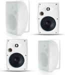 Herdio 6.5" 800W Outdoor k&otilde;larid Wired veekindel passiivne koos v&otilde;imsa bassiga seinale paigaldatud k&otilde;larid patio garaažile kaetud tekile K&otilde;ikide ilmastikuolude vastupidavus