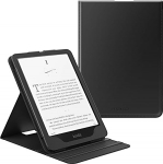 MoKo &uuml;mbris 7-tollise/6,8-tollise Kindle Paperwhite (12th/11th Gen.,2024/2021) & Kindle Colorsoft Signature 2024, vertikaalne Flip Faux Leather Stand kaitsev &uuml;mbris Multi-Angle Smart Cover with Auto