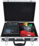 Resistance Tester LCD, 0-30K&Omega; Grounding with Display -Insulating Meter Ohmmeters 0-9000K&Omega;m Digital Ground Resistance Meter Kit 030k&Omega; Earth Meter Memory Case