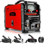 MIG keevitusmasin 135Amp: Dekopro 220 Volt Flux Core MIG/Lift TIG/Stick 3-in-1 keevitusmasin IGBT Converter Portable Set koduomanikele ja DIY entusiastidele.