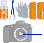 K&F Concept Lens Cleaning Kit Camera Photo Cleaning Kit for DSLR Camera Lenses Filter Mobile Phones with Lens Cleaning Brush Bellows Microfibre Cloth